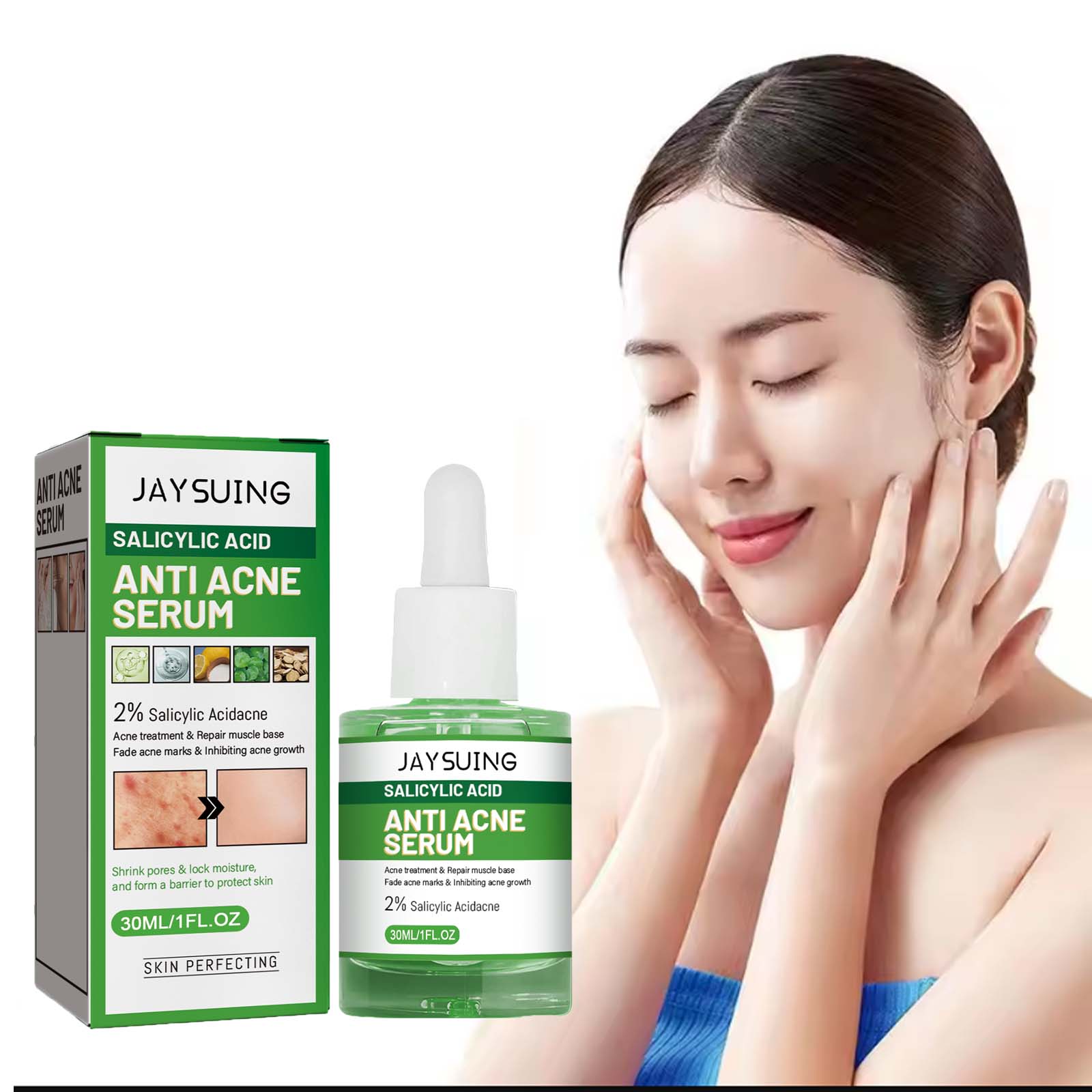 Tranexamic Acid Serum - Suero Facial antiacn-e de ácido salicílico,