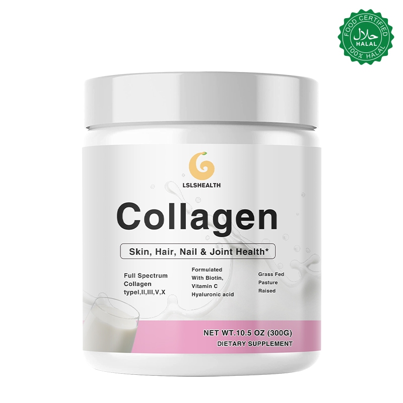 Vitamin C Powder - Colágeno en polvo multivariado, tipos I,