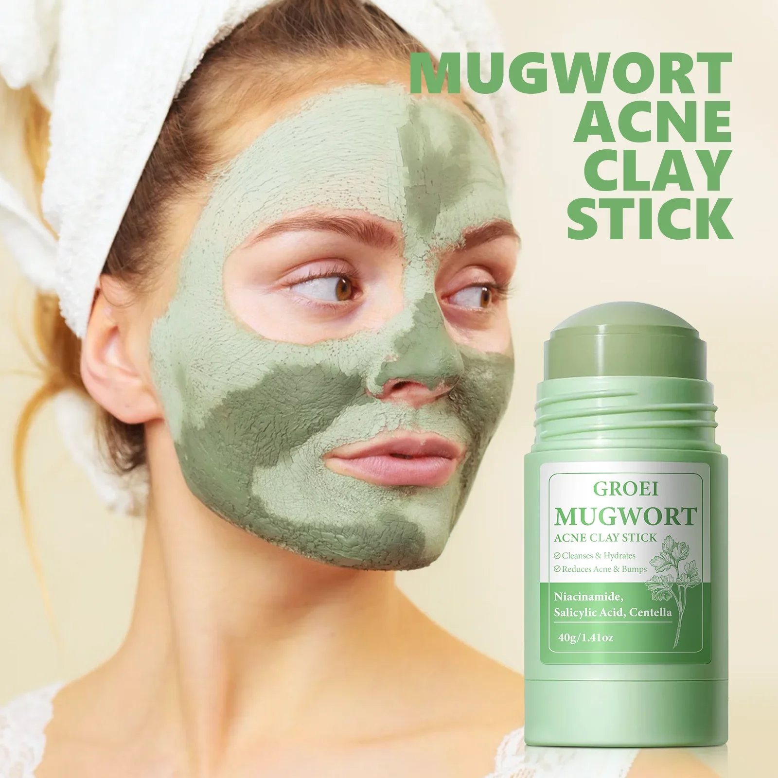 Bentonite Clay Mask - Mascarilla Facial Sólida - Limpieza Profunda