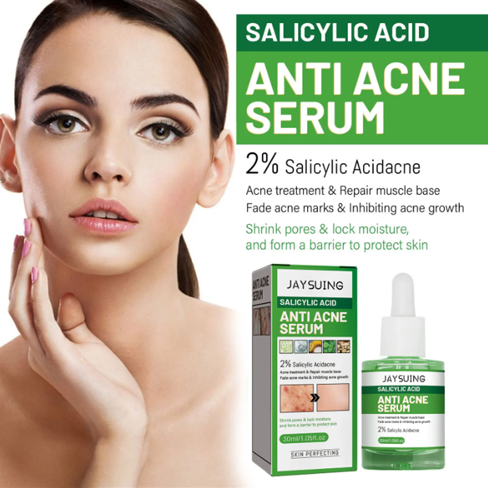 Suero Facial antiacn-e de ácid - Tranexamic Acid Serum reseña y precio