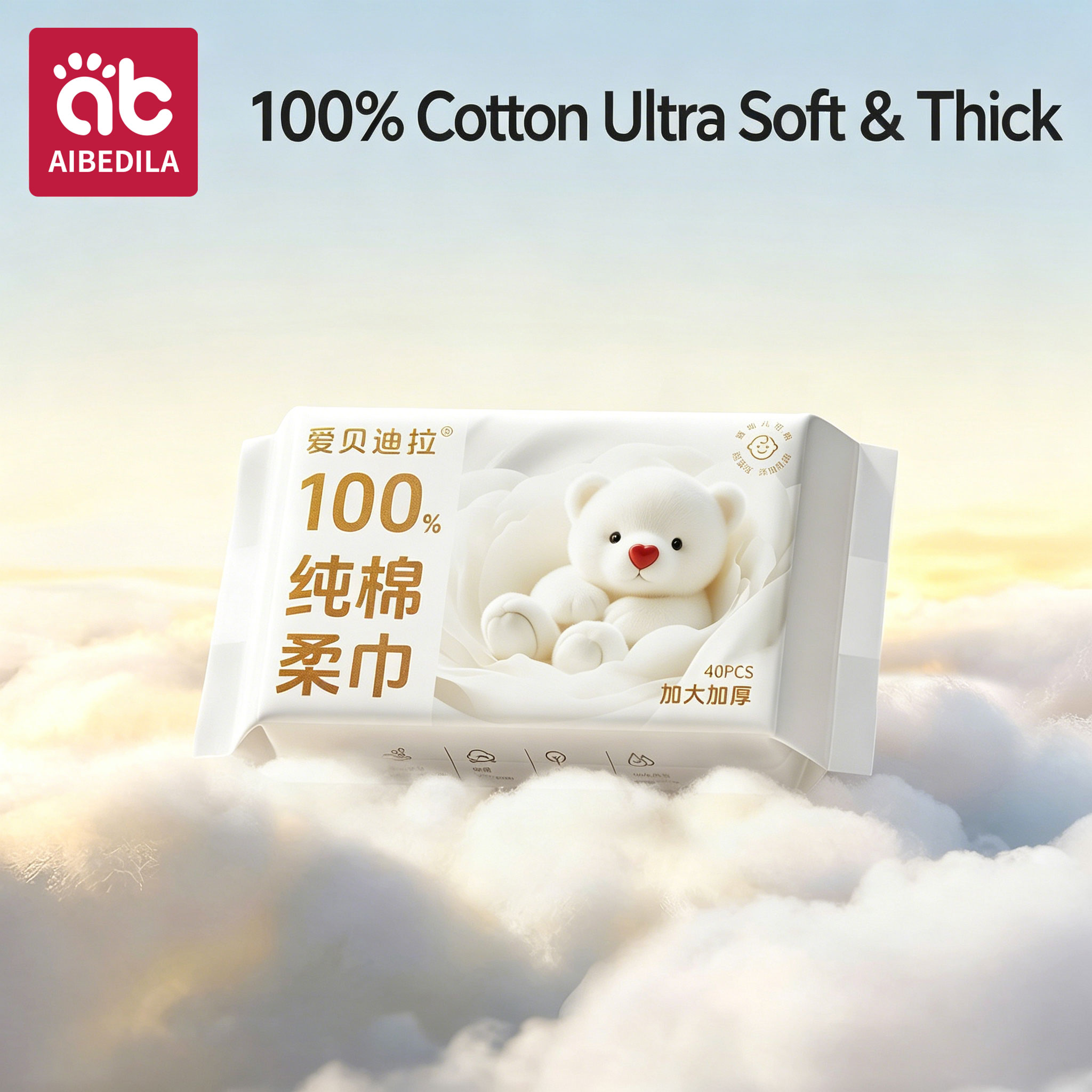 Toallitas secas 100% algodón s - Skincare Newborn reseña y precio