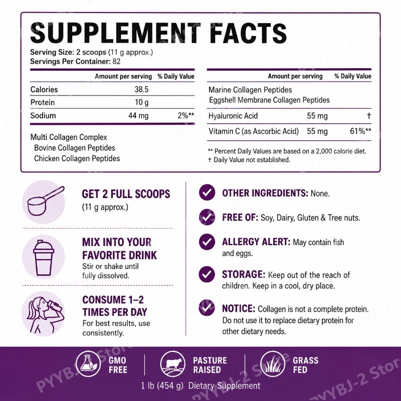 Péptidos de Colágeno en Polvo  - Vitamin C Powder reseña y precio