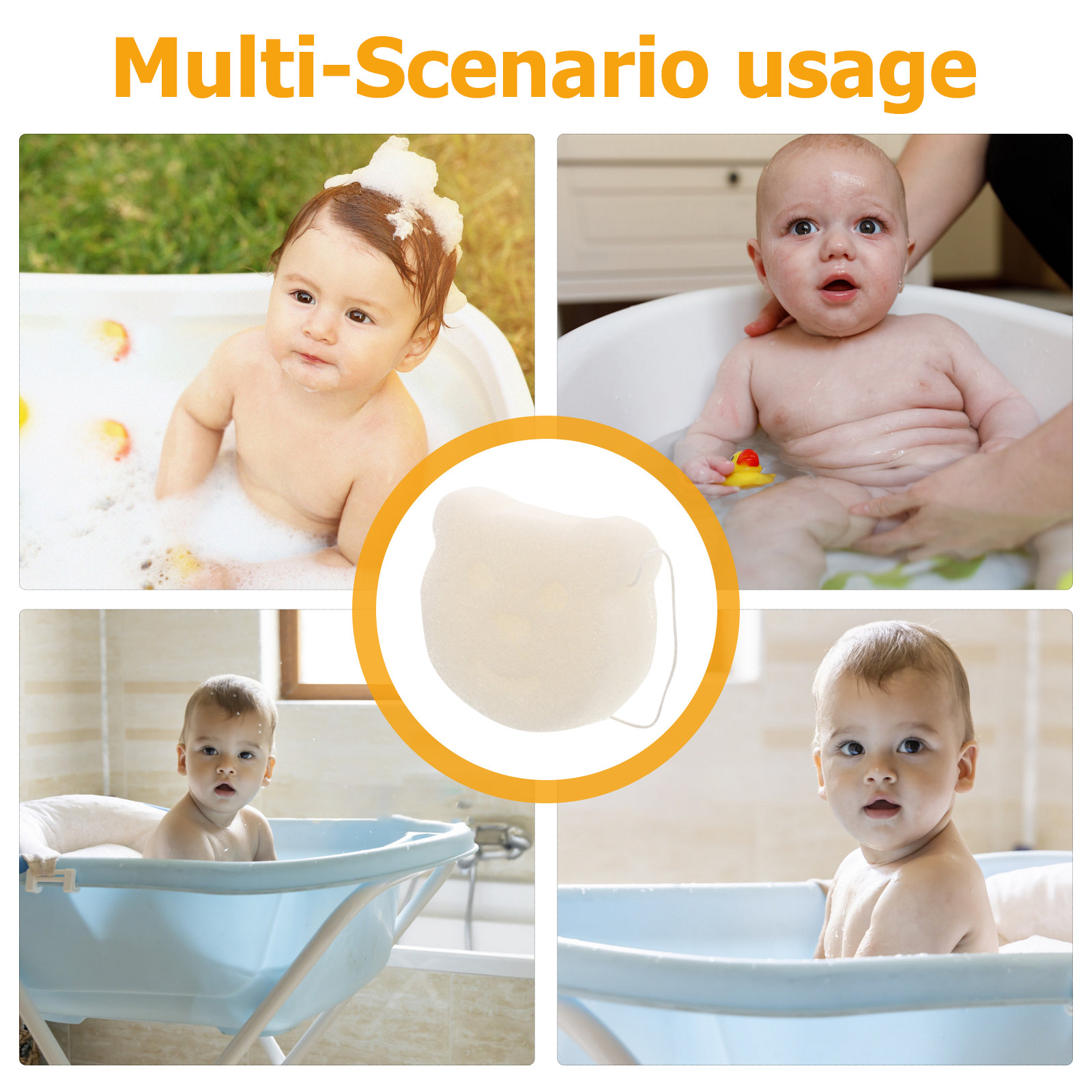 Esponja de Baño Suave de Musel - Skincare Newborn reseña y precio