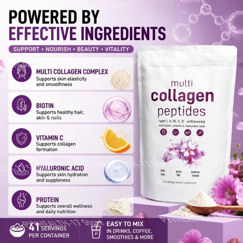 Colágeno en Polvo con Péptidos - Vitamin C Powder reseña y precio