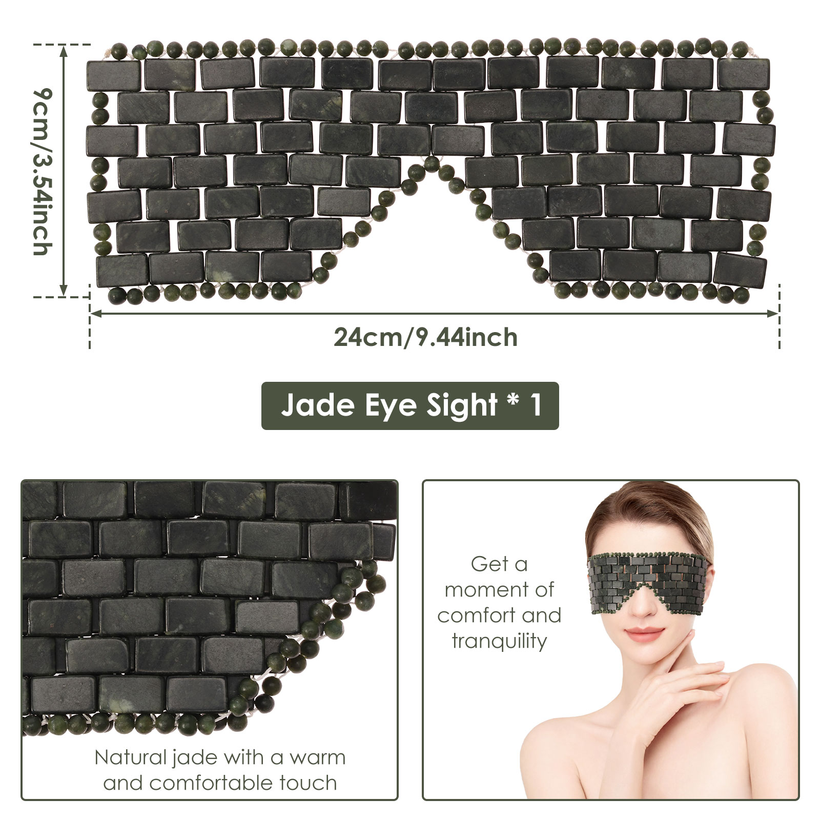 Máscara de ojos de Jade, másca - Skincare Indonesia reseña y precio