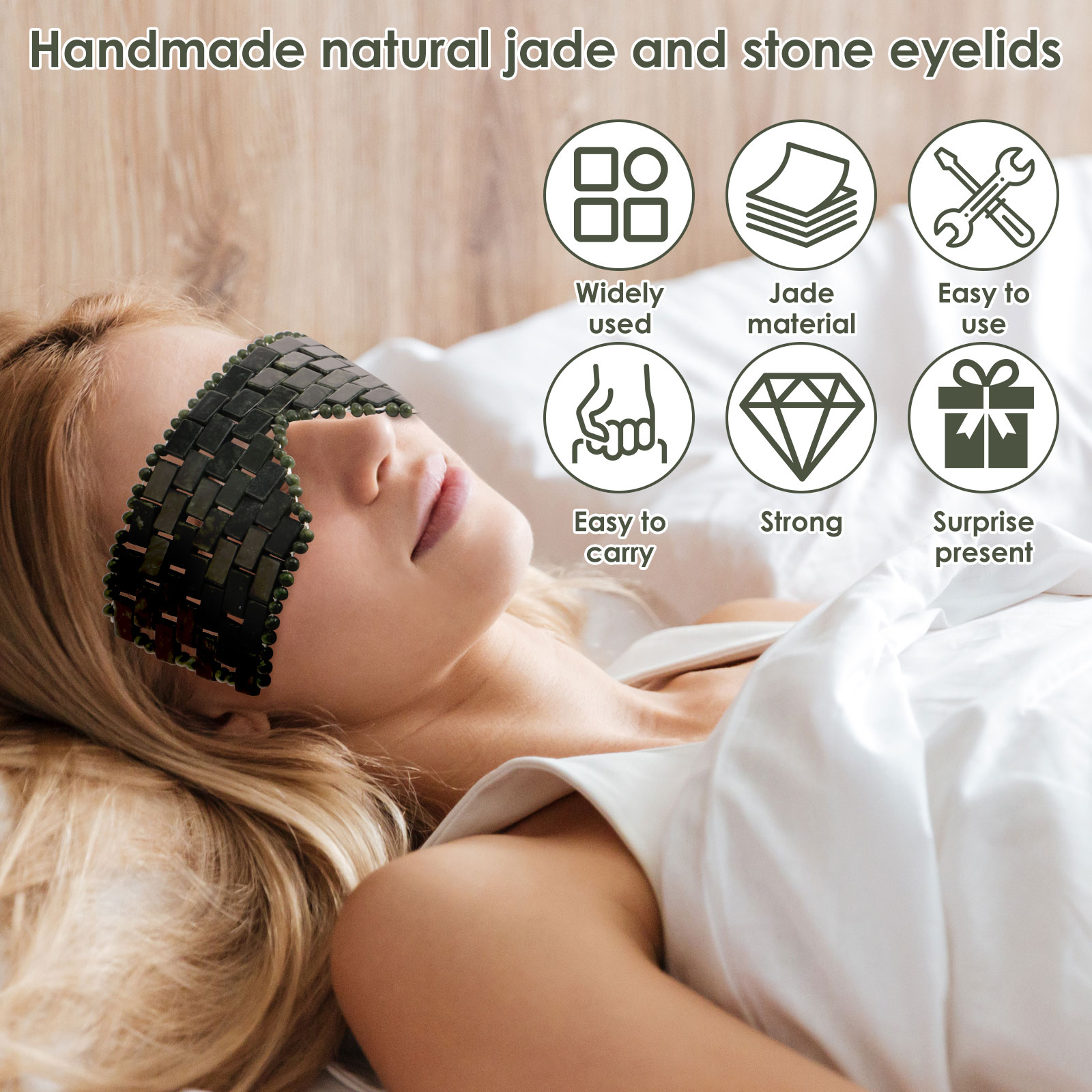 Máscara de ojos de Jade, másca - Skincare Indonesia reseña y precio