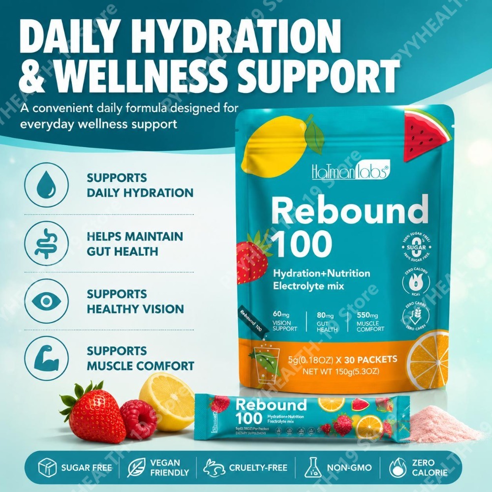 HalmanLabs Rebound 100, Mezcla - Vitamin C Powder reseña y precio