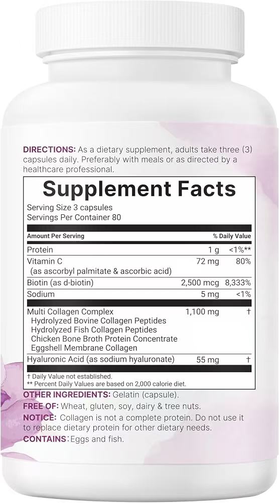 Píldoras de Péptidos de Coláge - Vitamin C Powder reseña y precio
