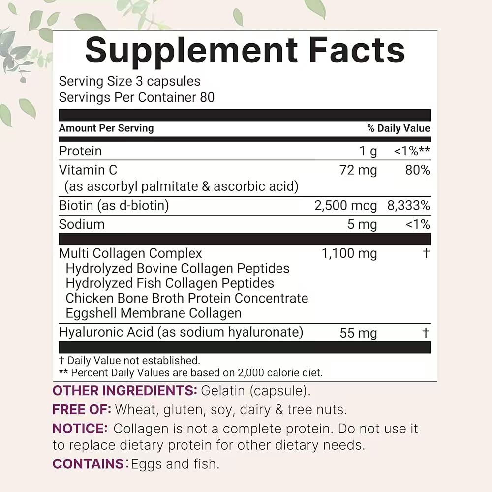 Píldoras de Péptidos de Coláge - Vitamin C Powder reseña y precio